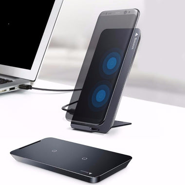 Wireless Charging Dock for iPhone and Samsung