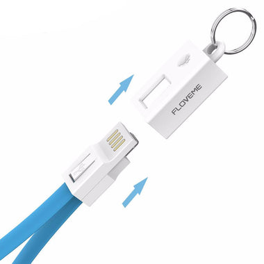Android Mini Micro USB Cable Keyring